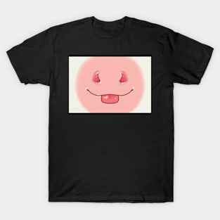 Pink Pony Blep Face T-Shirt